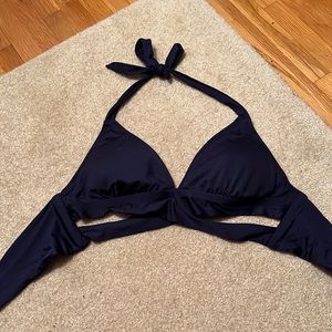 Navy blue bikini top